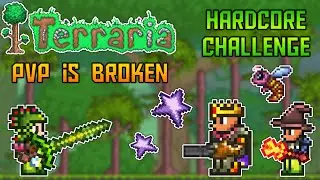 The Terraria Hardcore Challenge PvP Experience in a Jungle World