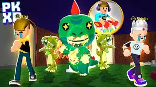 COMO CONTROLAR O DINOSSAURO NO MINIGAME DO PK XD