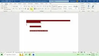 MS Word Tutorial: Change the text highlight color +how to change color of the font via hex code