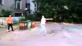 Amazing russian keyboard throw! 720p