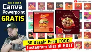 Bagi bagi template feed instagram jualan makanan gratis  - story istagram ramadhan