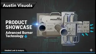 3D Engineering Animation - Industrial Burner | Austin Visuals