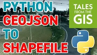 Learn to convert a GEOJSON to ESRI SHAPEFILE with PYTHON