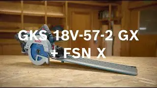 정밀성이 극대화된 강력한 충전 원형톱, GKS 18V-57-2 GX