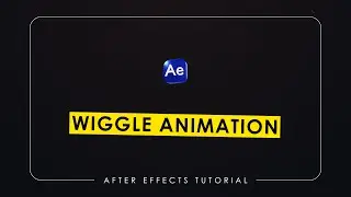 Create Wiggle Text Animation in After Effects Tutorial
