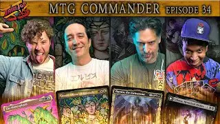 Commander Gameplay Gabriel Luna v Joe Manganiello v Nolan Gould v Blackneto Tabletop Jocks