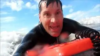 Honeymoon Island boogie boarding, Feb  7, 2020