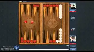 Игра Длинные нарды в фейсбук