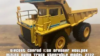 Diecast Conrad 1:50 Dresser Haulpak Mining Dump Truck Steerable Model 2722
