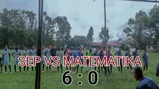Pertandingan Bola kaki prodi SEP VS Matematika Fc Unika st. Paulus Ruteng. 6 : 0 Ful time