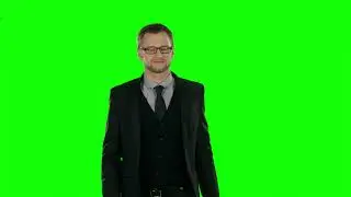 Businessman Walking  Green Screen Video Effect | No Copyright Stock Video