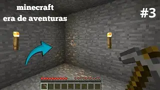 minecraft era de aventuras #3 encontramos ferro