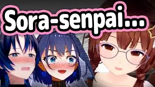 Sora Charms Kronii and Ao-Kun Too Successfully...【Hololive】