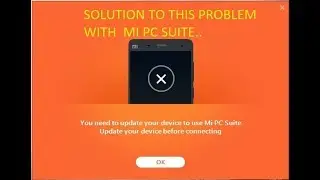 Mi PC suite update problem solution