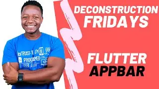 Flutter AppBar and Named Parameters - Deconstruction Fridays - Episode 1 - Learn Google's Flutter