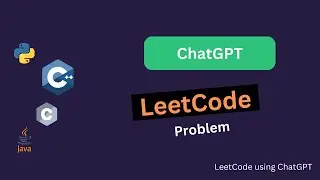 leetCode using  ChatGPT #chatgpt #leetcode