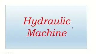 Hydraulic Machine
