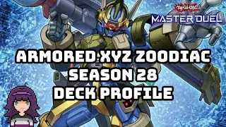 This Engine OPENS UP NEW LINES!!! | Armored Xyz Zoodiac Season 28 Deck Profile