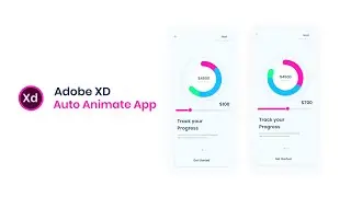 Adobe XD Auto Animate App | Neumorphism Design
