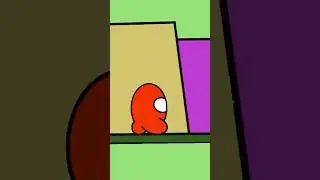Red needs help among us short animation 
