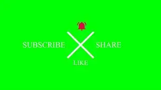 GREEN SCREEN SUBSRIBE BUTTON ANIMATION *greenscreen* FOR YOUR YOUTUBE CHANNEL