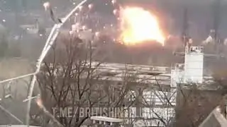 Уничтожение российского БТР