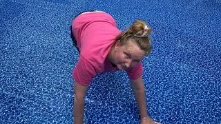 How to replace a liner in an above ground pool. 
