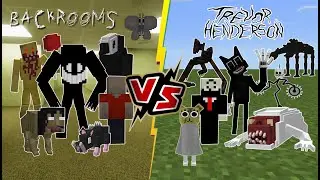 Backrooms Entities VS Trevor Henderson Creatures