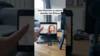 Use iPad as external monitor for iPhone back camera | How to use your iPad as a monitor for filming
