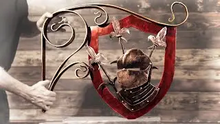 Forged & Fabricated Workshop Sign | No Paint Finishing Techniques!