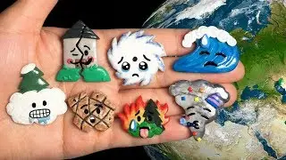 EMOJI SEVERE WEATHER! Polymer Clay Tutorial