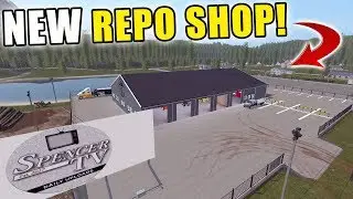 BUILDING NEW REPO HEADQUARTERS | SPENCER TV REPO BUIS | FARMING SIMULATOR 2017