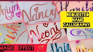 calligraphy magical handwriting effect 😁🌟