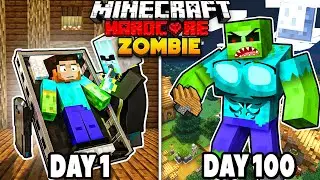 I Survived 100 Days in a ZOMBIE VIRUS in Hardcore Minecraft