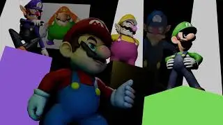 (CREDIT AJN READ DESC)Mario, Luigi, Wario, Waluigi, WAWARIO, and WaWaluigi! (Full Blender Animation)