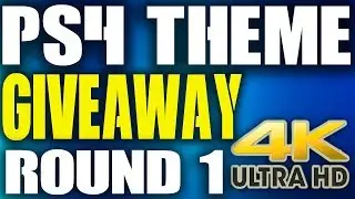 PS4 4K Dynamic Theme GIVEAWAY & Review Hanami GREAT for PS4 PRO