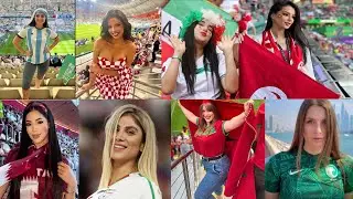 😍دختران کدوم کشور در جام جهانی قطر زیباتره؟ Which country's girls are more beautiful?🤔