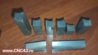 Галтовка деталей из квадратного прутка из углеродистой стали