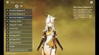 Ningguang voice-over: More About Ningguang: V  (Genshin Impact eng)