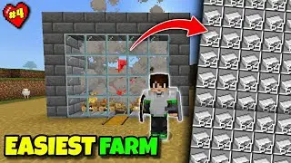 I Build The Best Iron Farm In Minecraft PE 1.21 Survival Series #4 | Bigshot Gamerz