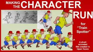 OpenToonz 2D animation - Run Cycle created in OpenToonz - 2D Animation