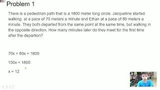 Grade 6 math, linear equation, 11/4/2022