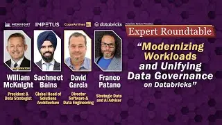 Modernizing Workloads and Unifying Data Governance on Databricks | with @Impetusinfo + @copaairlines