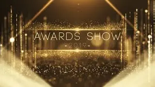 Gold Particles Awards Show - After Effects Template