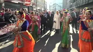 The King and The Queen Consort visit East London | King Charles III visits east London's Brick Lane