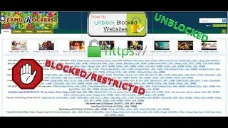 Unblocking blocked URL like tamilrockers 100% working