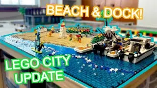 LEGO City Update #3 | Custom LEGO Beach and Dock