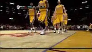 NBA Live 09 Halftime Gameplay Video