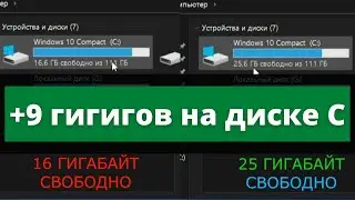 🔥 УДАЛИ ЭТОТ ФАЙЛ НА КОМПЬЮТЕРЕ и освободи 9 гигов на системном диске C