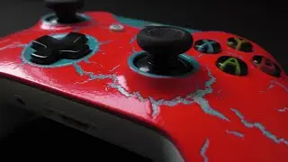 Painting an Xbox one Controller - I accidentally made crazy LAVA CRACKS